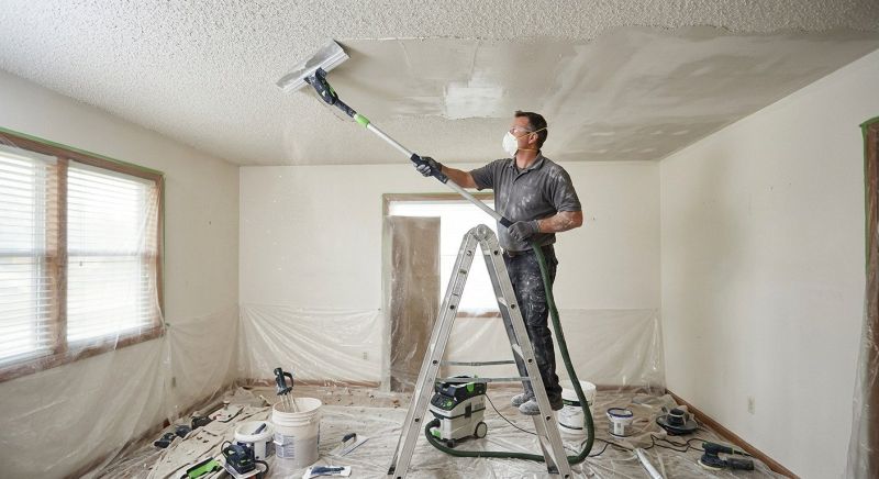 Popcorn Ceiling Smoothing Service