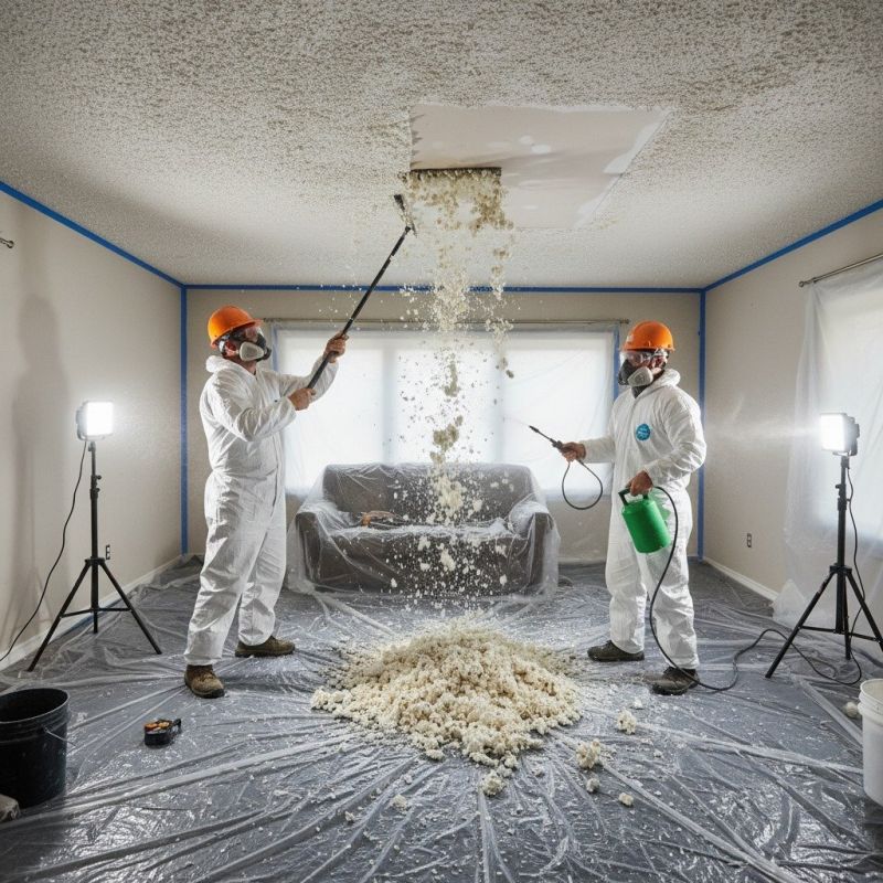 Popcorn Ceiling Smoothing