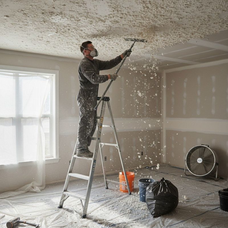 Popcorn Ceiling Smoothing