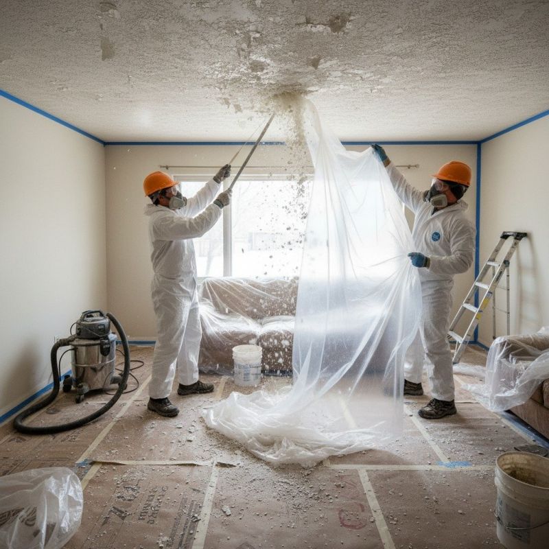 Popcorn Ceiling Smoothing